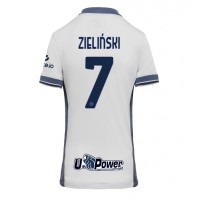 Camisa de Futebol Inter Milan Piotr Zielinski #7 Equipamento Secundário Mulheres 2024-25 Manga Curta